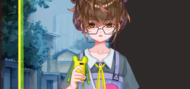 天才少女筱羽的新版人设图