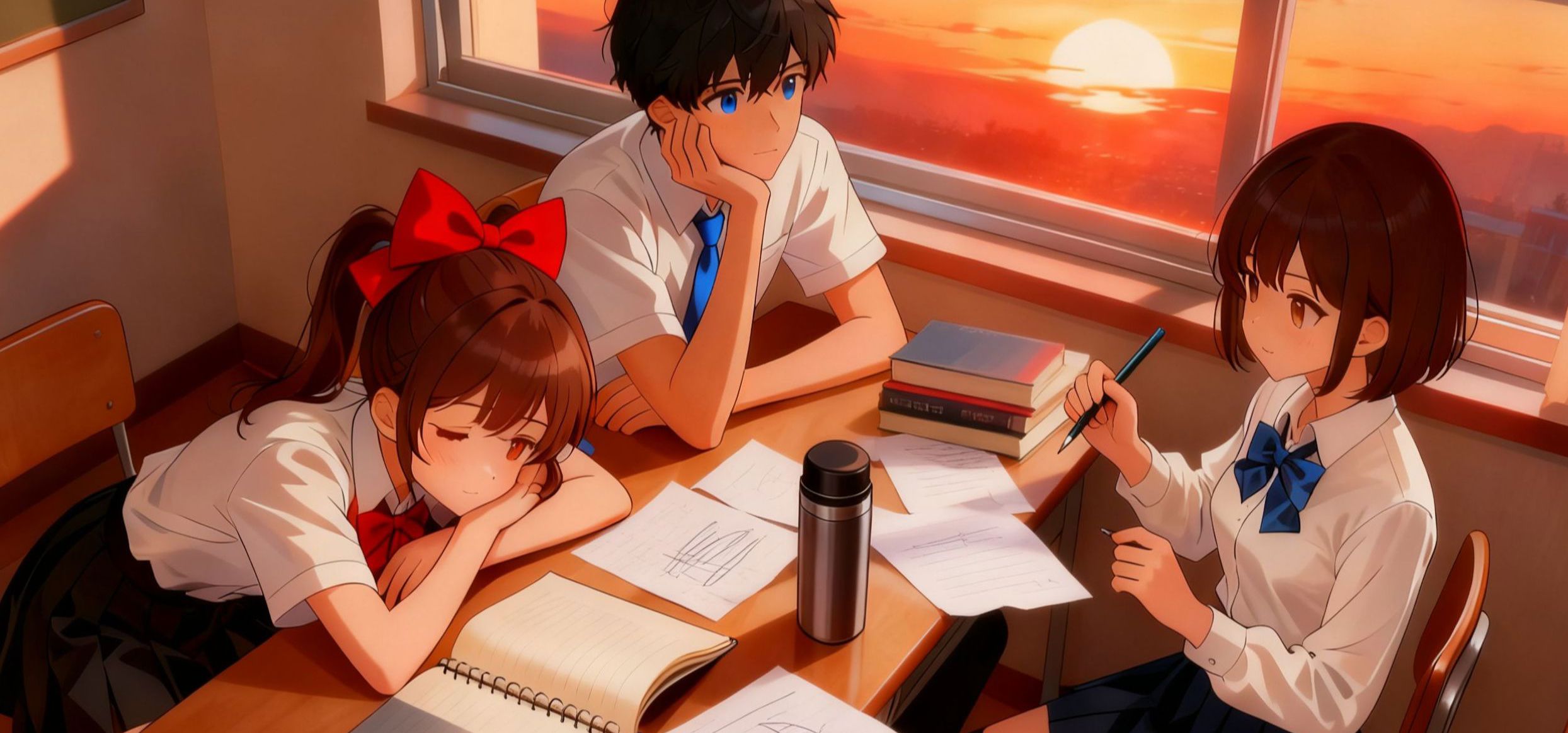 单人AI自制gal！做题家，里世界，不学就会死，历经背叛与磨难寻找真相！——《题海无涯》第三集