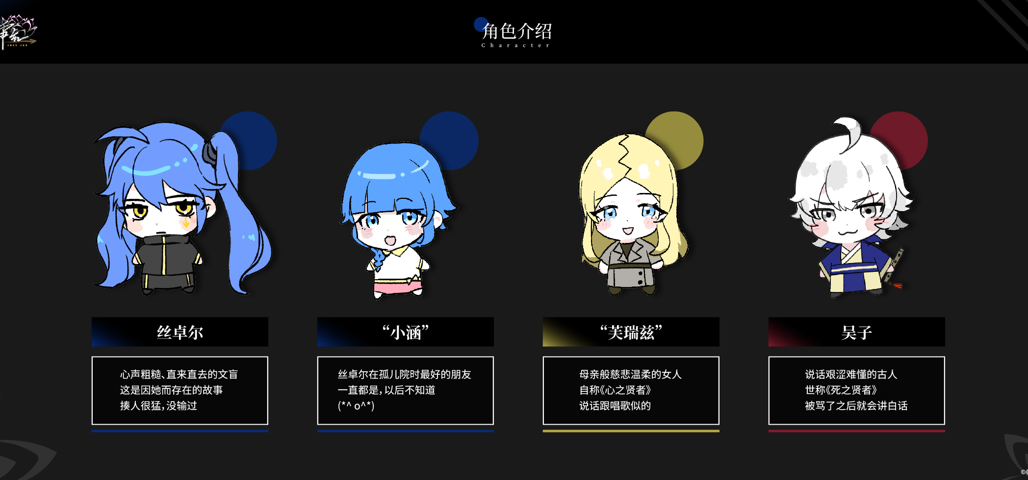 《圣审者》第一章角色介绍来了！