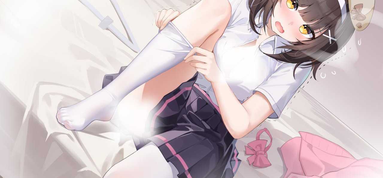 白丝裸足才是正确的！白丝一定要裸足喵！