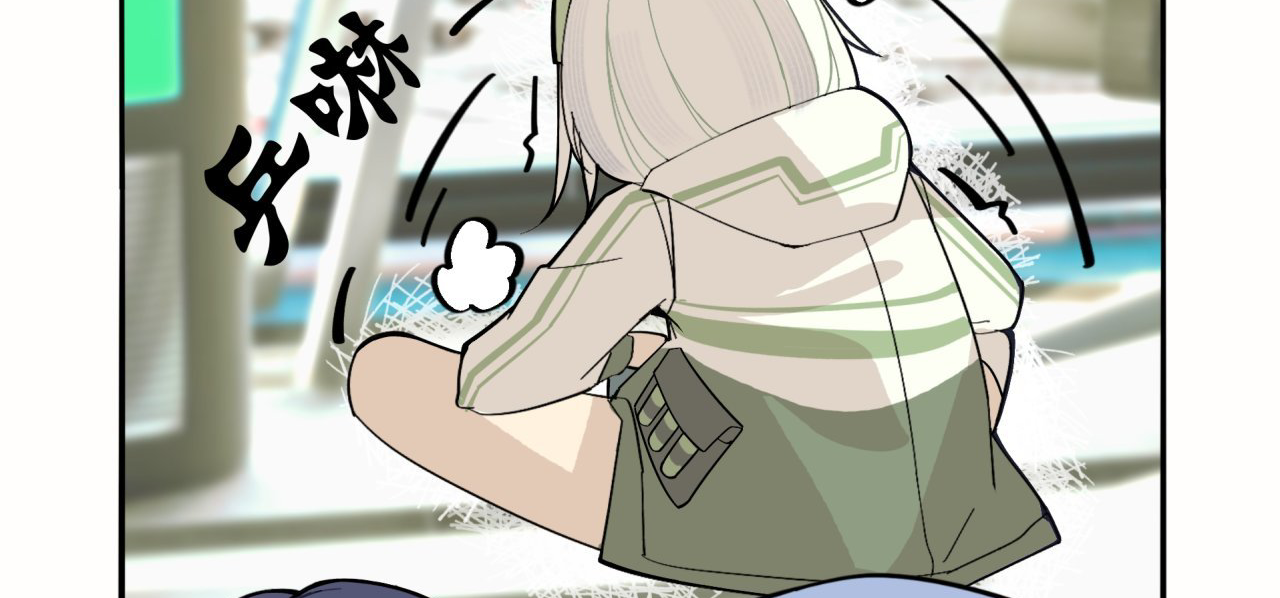 白色美少女偷偷摸摸地在干什么呢～❤