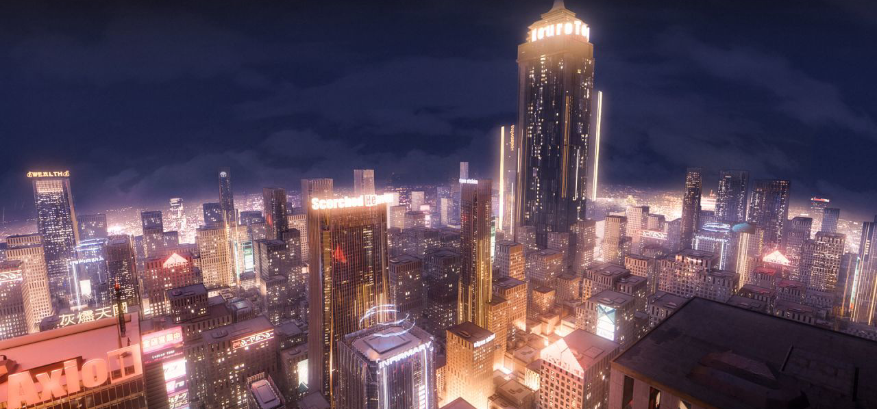 这真的是美丽新世界啦，不信你看这绚丽夜景