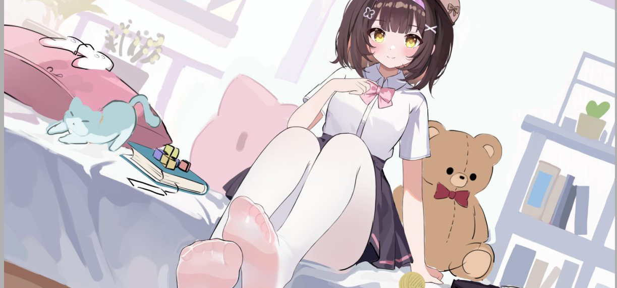 跳票！未完成的圣诞节贺图！（才不是因为丝袜画起来太慢了）