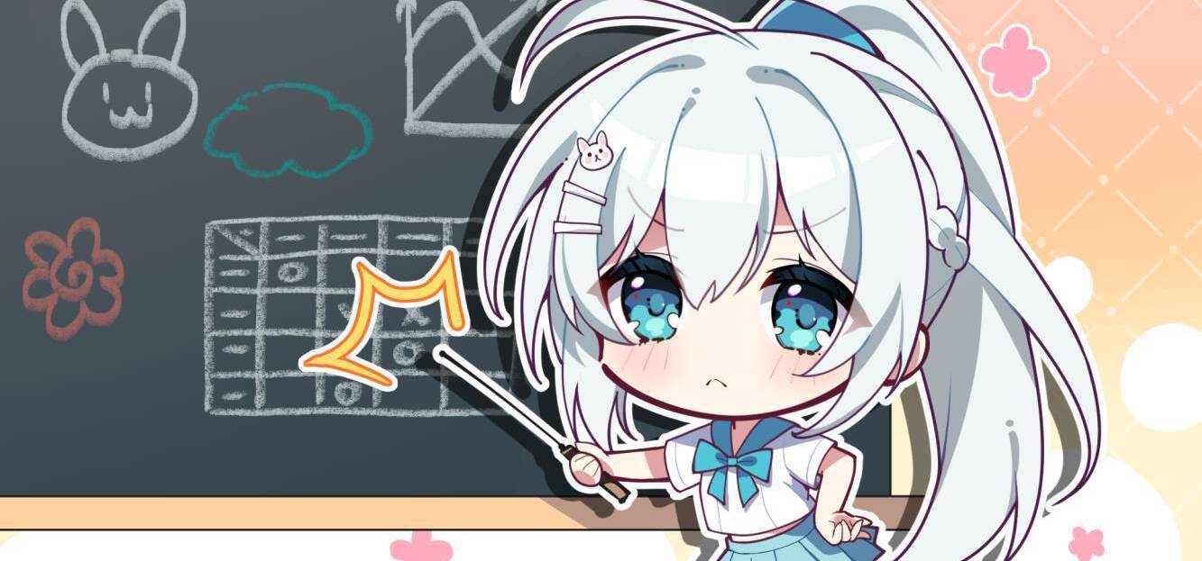 gal制作进度分享 萌萌的女主～