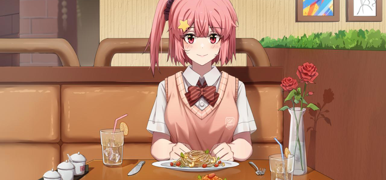 跟漂亮女生吃了顿漂亮饭？又幻想了！CG剧透1