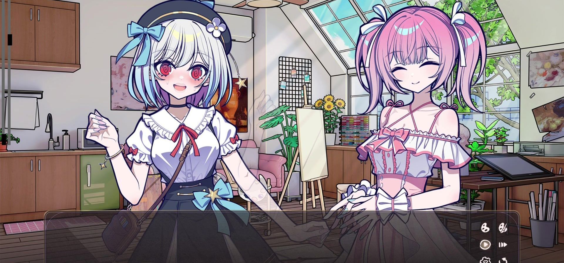 恋爱类视觉小说《花鸟水月》实机测试公开！