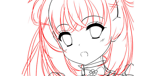 发一些近期的草图。局部和谐打了码。