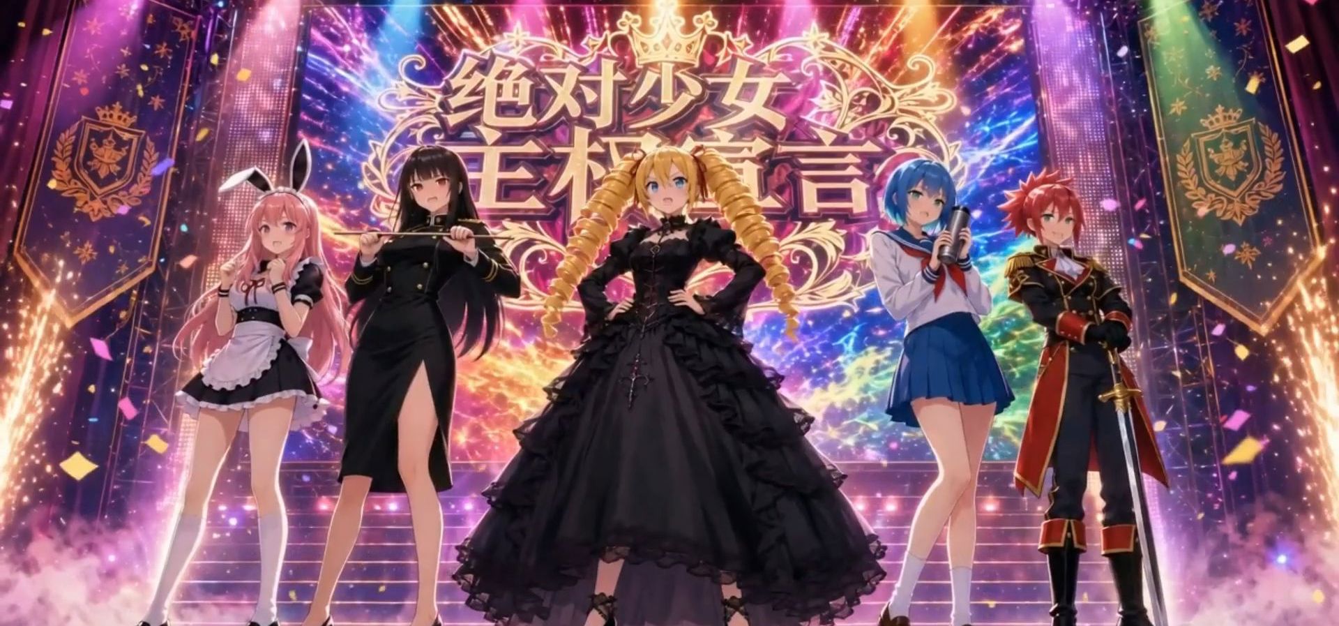 《我才不会被女孩子欺负呢》游戏中剧情动画《绝对少女主权宣言》PV预告（国产AVG游戏视频）