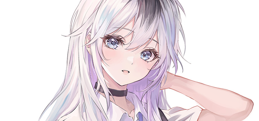 黑白色的神秘少女——“？？？”立绘统一完成