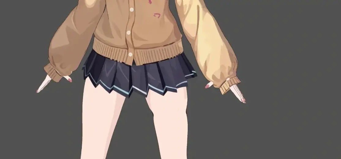 美术瞒着我给心奈建3D模型！！！