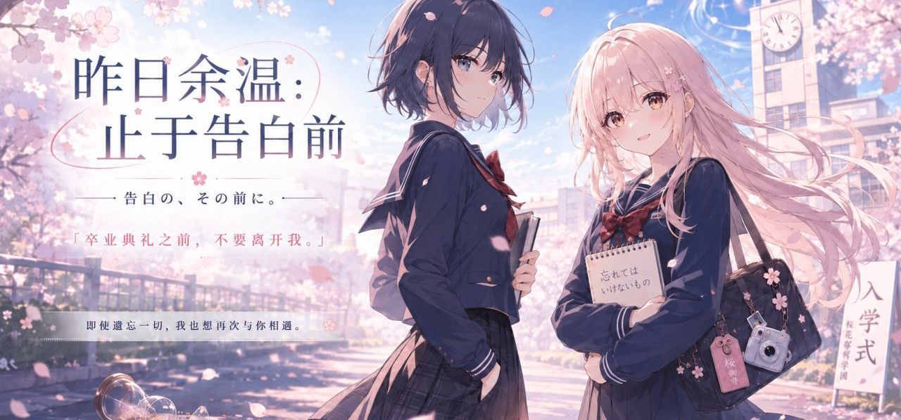 新 百合校园恋爱Galgame 《告白の、その前に》