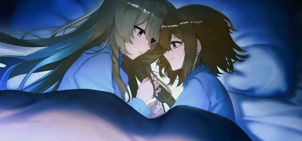 《在海峡的另一边》CG公开｜二战背景百合视觉小说游戏！！