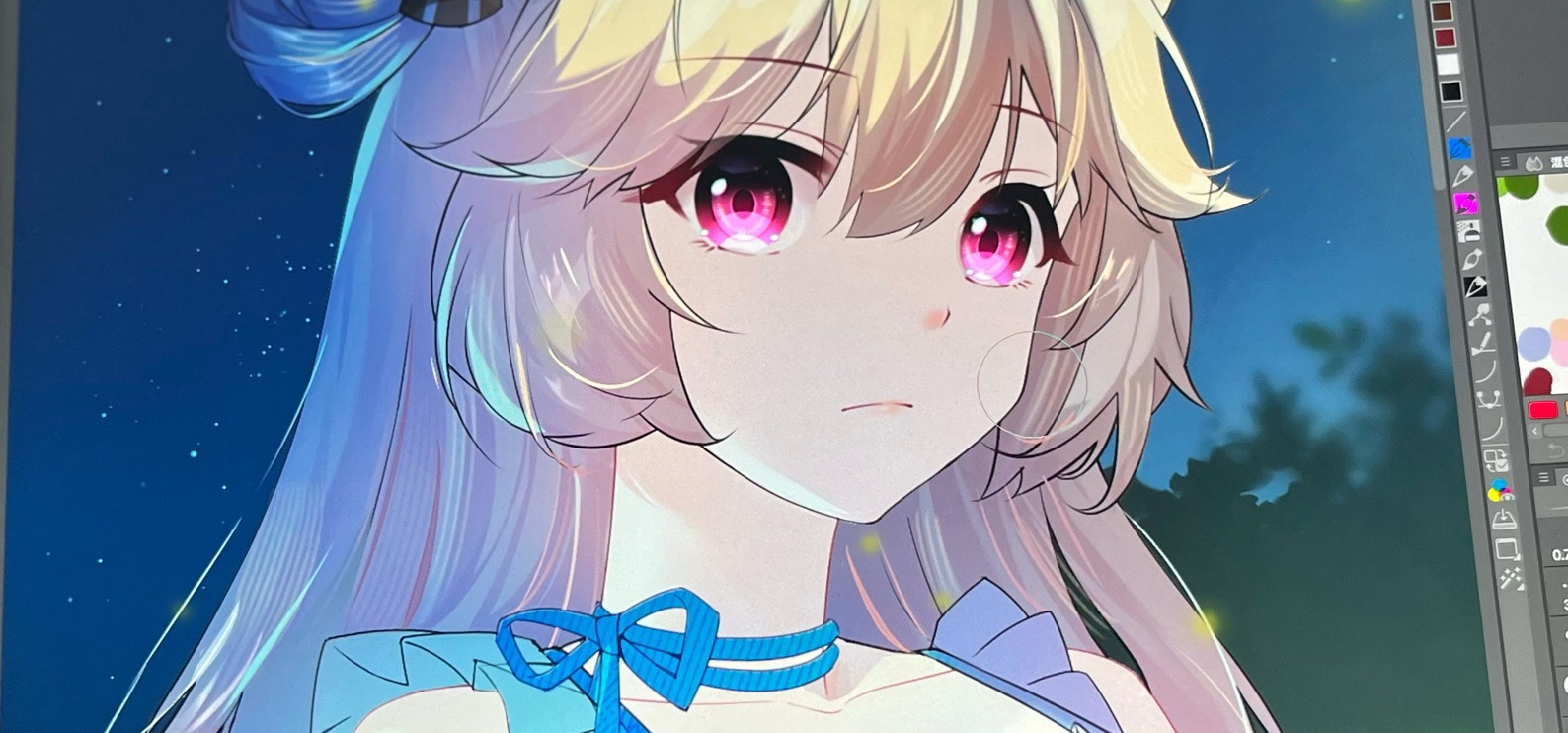 愉快周末即将来临……趁着夜色一起……#foxhime infinite##狐姬无限#