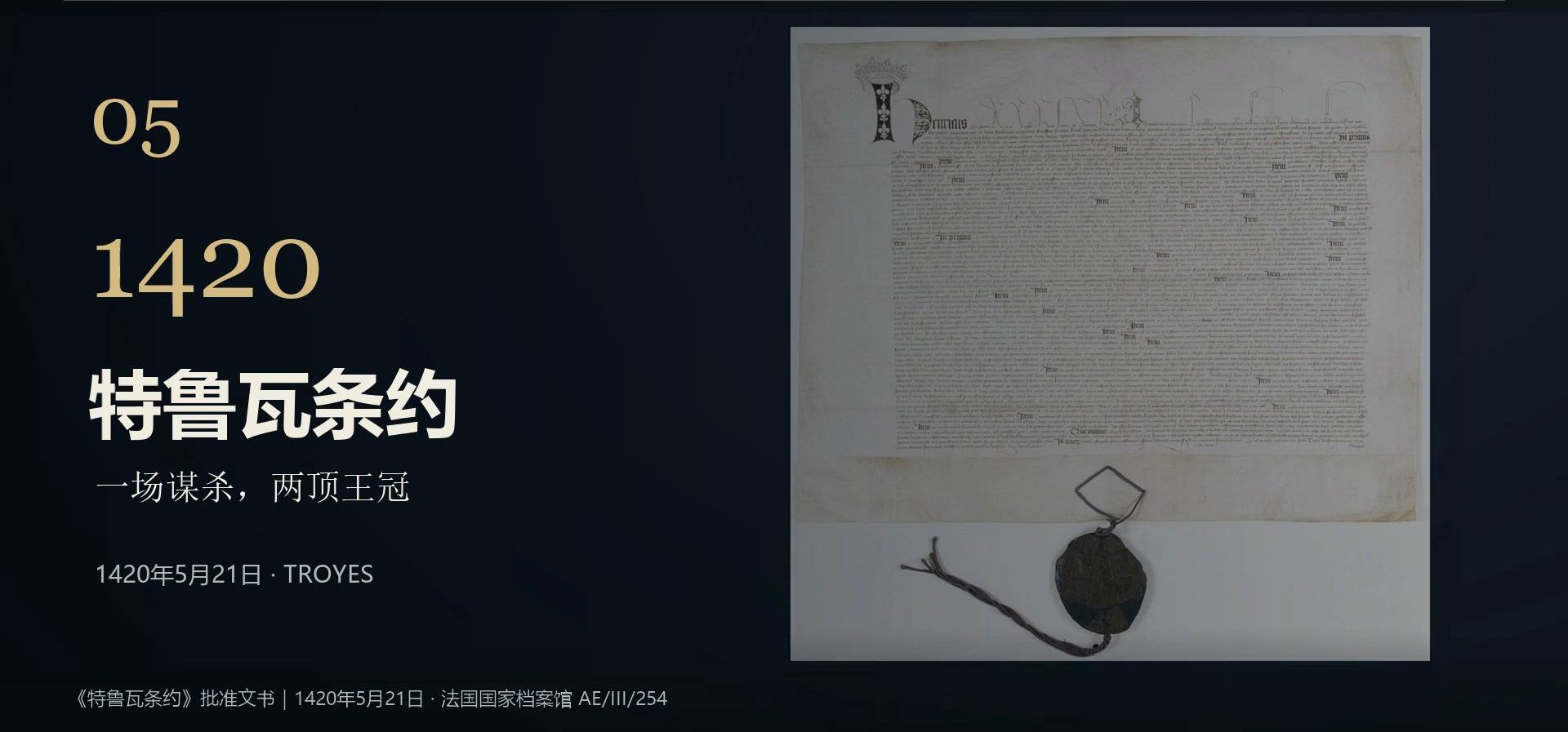 把英法百年战争做成gal：1420年特鲁瓦条约